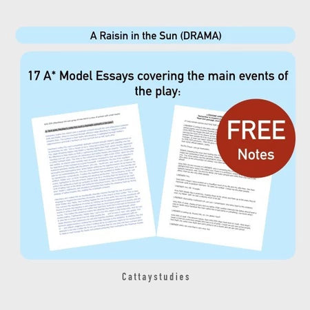 Cambridge IGCSE 0475 English Literature A* Model Essays and Cheatsheets for syllabus 2021+